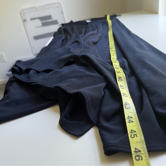 NEW Chicos Travelers Hanky Hem Ink Navy Blue Sleeveless Slinky Midi Dress 4 XXL - Picture 10 of 10